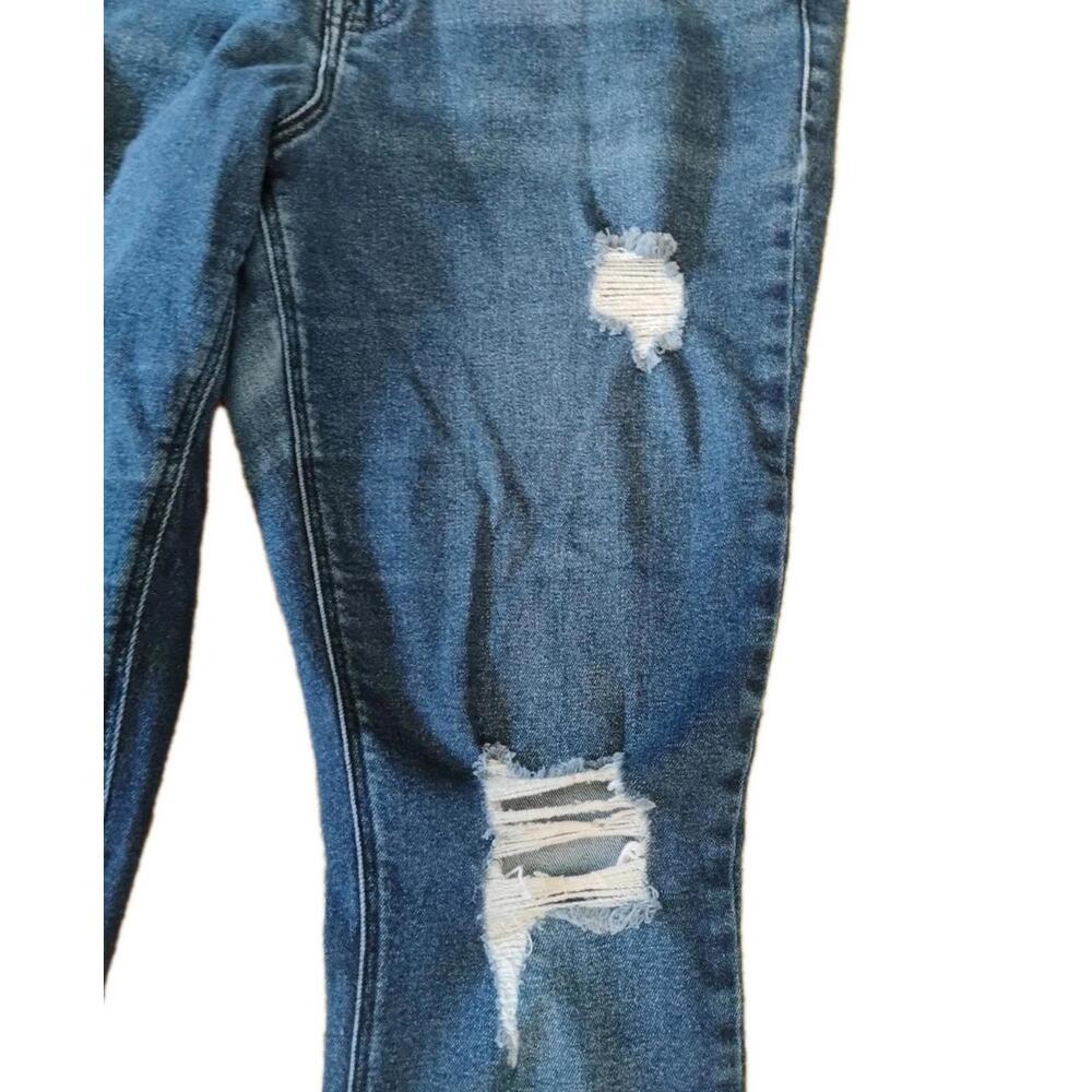 Old Navy Mid Rise Rockstar Super Skinny Jeans Size 14 Dark Wash Stretch Denim - Picture 8 of 9
